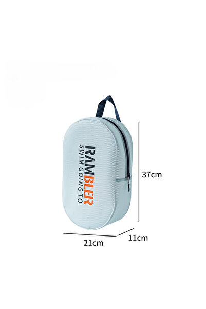 Choice1 Blue-L Large Capacity Waterproof Swim Bag with Wet Dry Separation for...