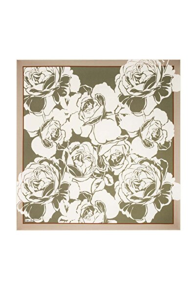 Çağrı İpek Floral Pattern Tivil Silk Scarf Dg13938-9