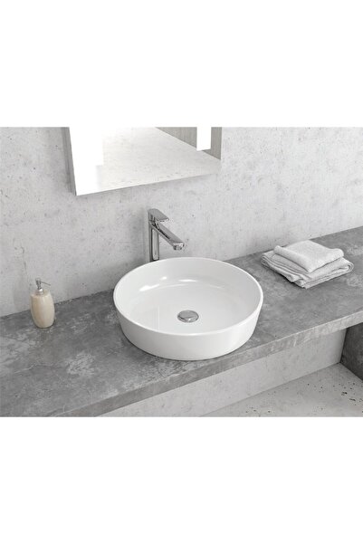 Karag LT 3206 Νιπτήρας Επικαθήμενος Λευκό Πορσελάνη