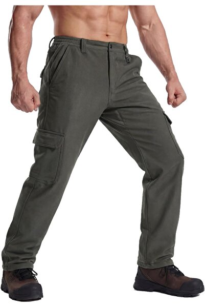 OEM Pantaloni pentru bărbați de vânătoare Softshell Camuflaj impermeabil Maro...