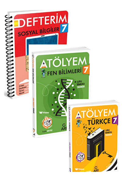Arı Yayıncılık ARI YAYINLARI 7 SINIF SOSYAL BİLGİLER DEFTERİM FEN BİLİMLERİ A...