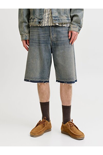 Jack & Jones Džínové kraťasy s extra volným střihem