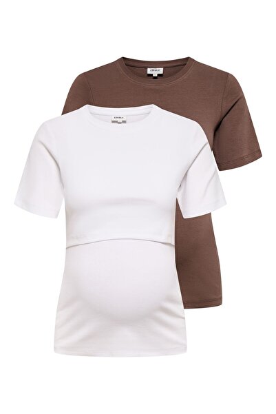 ONLY MATERNITY Top OLMNIMA 2er-pack Top