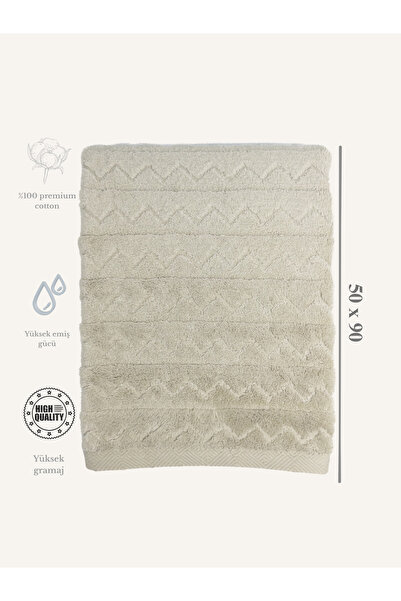 NAFİ HOME %100 PAMUKLU MİCRO COTTON KALIN DOKULU EL HAVLUSU 50 x 90