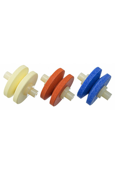 OEM Set 3 pietre pentru ascutitoare, MinoSharp, 2.96 cm, Multicolor