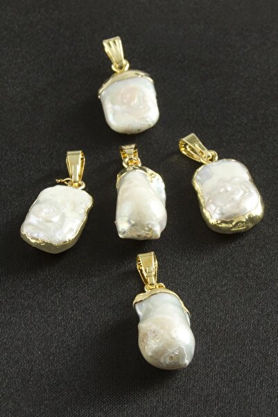 ZERO LAND Spt-Gld Pearl (162730) Pendant-White