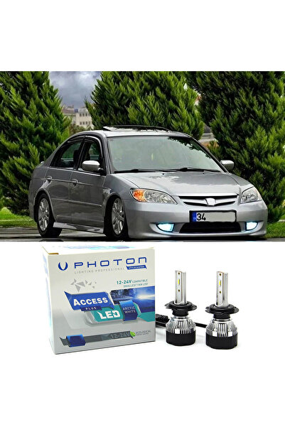 Photon Honda Civic Vtec 2 ES7 Led Xenon Uzun Far Ampulü HB3 Access Yeni Seri ...