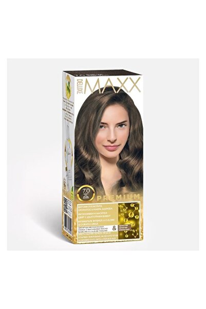 Maxx Vopsea de Par Nr. 7.0 Blond, vopsea permanentă tip cremă, acoperire inte...