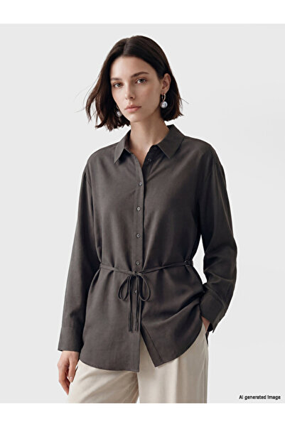 LC Waikiki Timeless Clothing & Timeless Choices Linen Blend Women's Shirt Tunic
