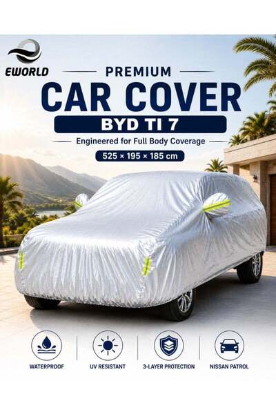zeetwo Waterproof UV Resistant Full Car Cover for BYD Ti 7 - All Weather Dust...