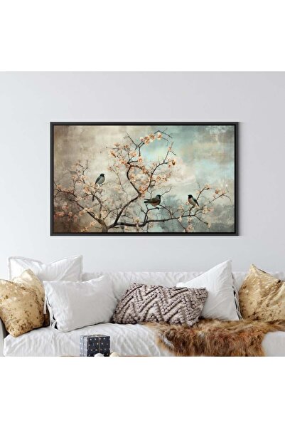 designadv Branches and Birds Wall Art - Brown Frame