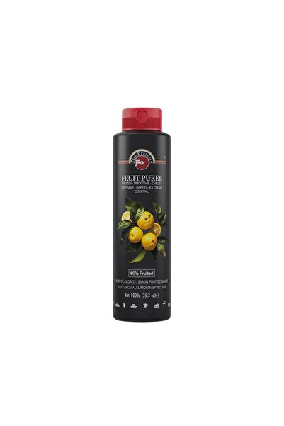 FO Yuzu Flavored Lemon Fruited Yuzu Aromalı Limon Meyve Püresi Frozen 1000 gr