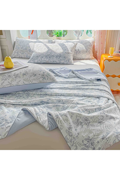 JOJO HOME Pilota premium de vara racoroasa, rece la atingere, 200x230cm + 2 f...