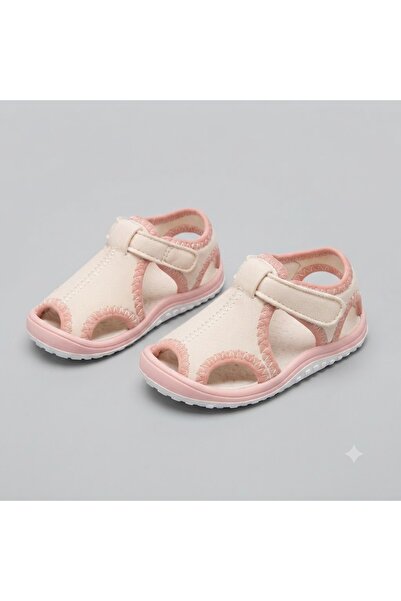 KİNDEP (Arzen) Thermo Non-Slip Sole Cırlı Children's Aqua Shoes Bej
