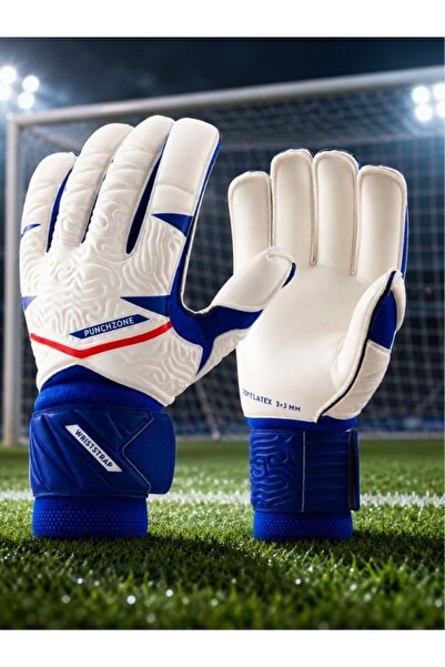 GÜMRÜK BEY Kipsta F500 Viralto Shielder 8 (L) Size Goalkeeper Gloves – White/...
