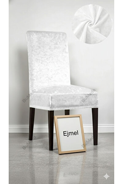 ARİFE HOME Velvet Chair Cover/Chair Slipcover 6-Pack High Quality Flexible St...