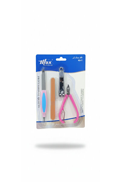 max elegance 4 in 1 Manicure Pedicure Set Nail Clippers File Cuticle Nipper