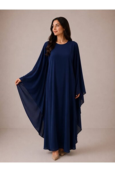 Ophelia Farasha Abaya for Women – Premium Dubai Style Butterfly Maxi Dress wi...