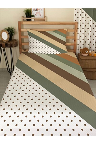 milbaygrup MILROMA طقم بيكيه فردي مطبوع حديث للأطفال والرضع مقاس 160x230 ملون