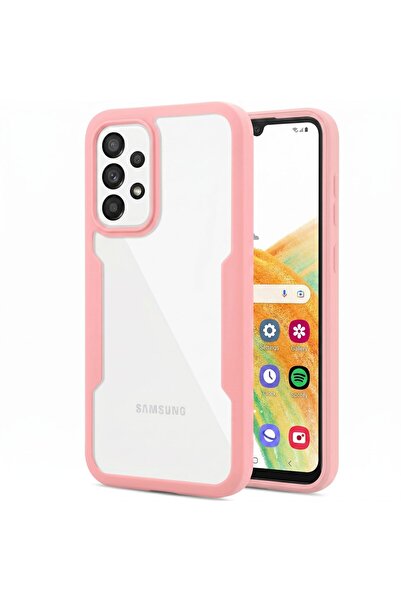 Flippy Husa Max Defence pentru Samsung Galaxy A33 5G, Bumper Roz, Fata Dubla ...
