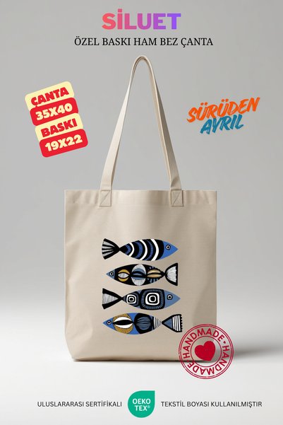 SİLUET Raw Cloth Bag