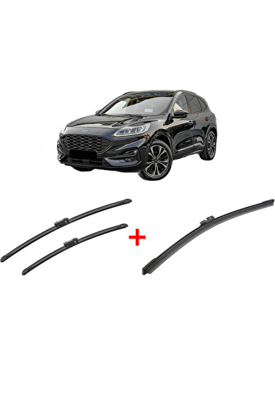 Bosch Σετ 3 υαλοκαθαριστήρων FORD KUGA III (DFK) από το 2019, για το μπροστιν...