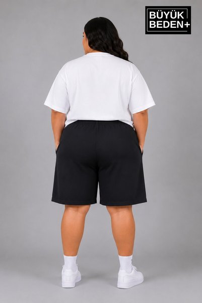 Superlife Pantaloni scurți cu șireturi pentru femei Superlife, mărime mare SPR26BSRK592