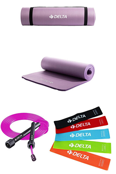 Delta Covoraș de Pilates Konfor Zemin cu curea de transport de 10 mm, set de ...