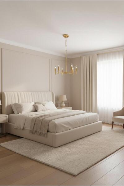 Elizim Home Lighting Narin Lüx Kaliteli Gold Sarkıt Avize