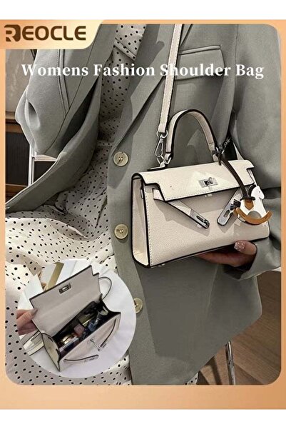 REOCLE Women Crossbody Bags Retro Style Women's Classic Leather Handbags Purs...