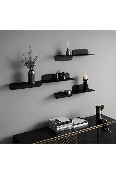 loay Modern Metal Wall Shelf 3-Piece