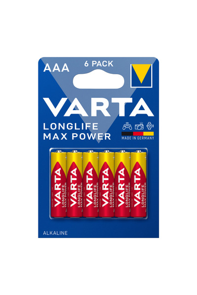 Varta 4703101446 Μπαταρίες Longlife Max Power 6 AAA (συσκ.6 τεμαχίων)