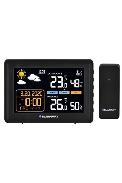Blaupunkt 13-WS30BK Ασύρματος Μετεωρολογικός Σταθμός Αναλογικός Επιτραπέζιος ...