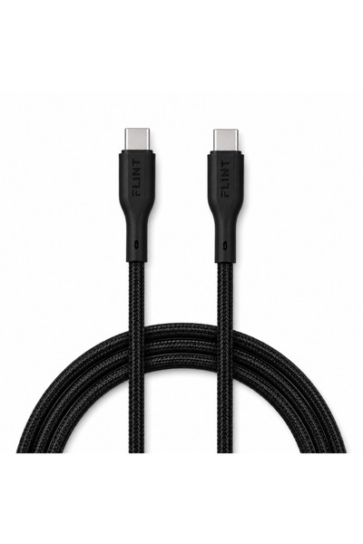 FLINT كابل شحن سريع FL-102 من USB-C إلى USB-C بطول 1.2 متر - متوافق مع هواتف ...