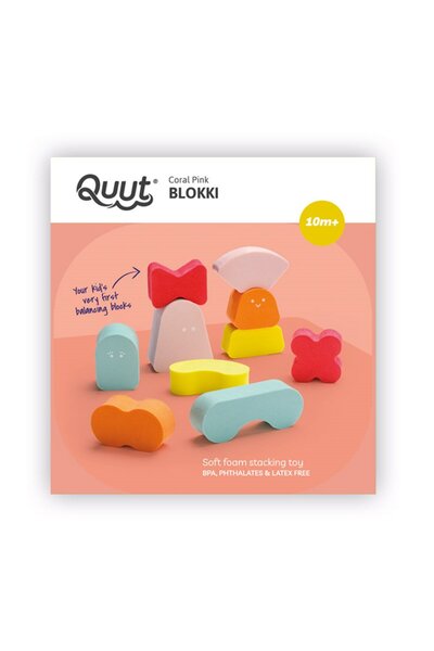 Quut Joc de stivuire din spumă Blokki - 2 culori disponibile