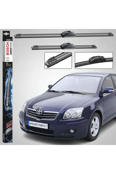 Bosch Σετ Υαλοκαθαριστήρων Παρμπρίζ για Toyota Avensis Hatchback (T25) 2003-2...