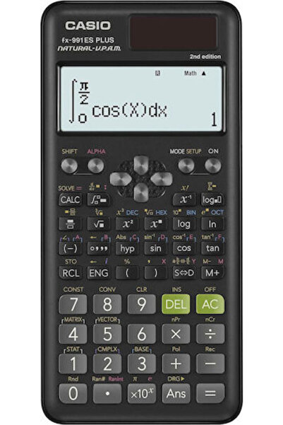 Casio FX-991ES Plus 2η έκδοση Επιστημονικός Υπολογιστής 12 Ψηφίων σε Μαύρο Χρ...