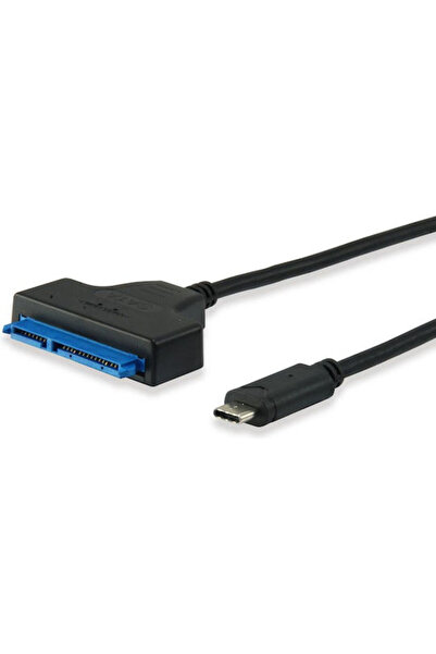 EQUIP 133456 Adaptor USB C tată la SATA tată Negru