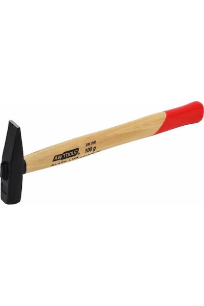 AwTools Ciocan 100g cu mâner din lemn AW32031BL