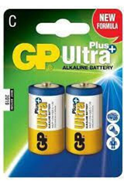 GP Batteries Baterii Alcaline Ultra Plus C 1.5V 2 bucăți Cod: 6479628