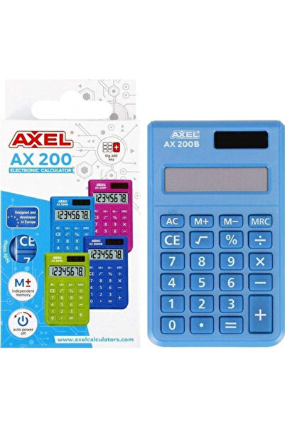 Axel Calculator de culoare albastru deschis