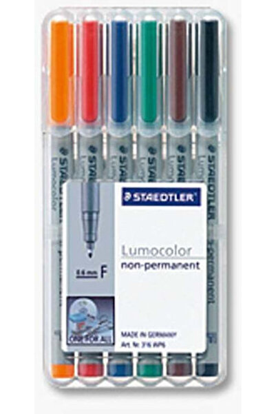 Staedtler Marker pentru diapozitive Lumocolor F Nonperm 6 bucăți