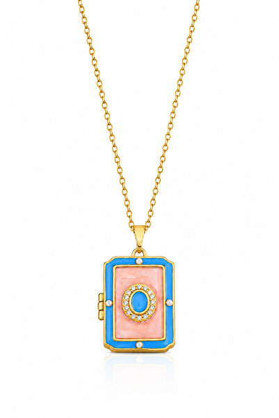 MARCİELO Accessories Kadın Çelik Kolye - Açılır Kapanır - Fotoğrafa Uygun