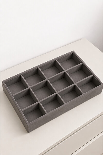 inteleven 12 Compartment Watch and Jewelry Organizer - Jewelry Box