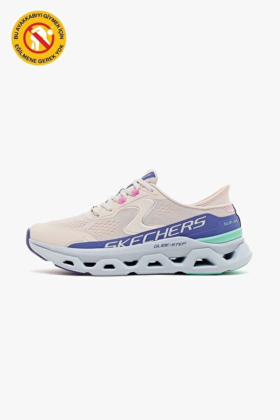 SKECHERS Women's Glide Step Slip Ins Shoes 150510 Ntmt Beige Juststep