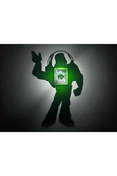 3Devat Toy Story Buzz Lightyear LED Gölge Lambası - 3D Baskı Projeksiyon Duva...