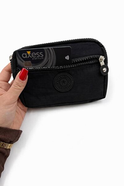 MD Moda Accessories محفظة نسائية متعددة الأقسام بسحاب وحامل بطاقات