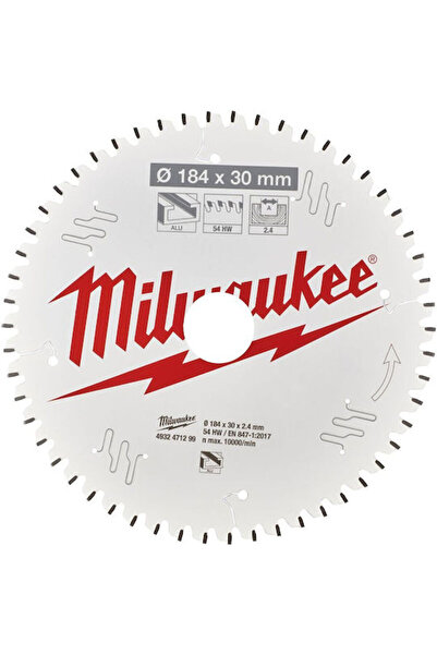 Milwaukee Disc de tăiere CSB P pentru aluminiu, diametru 184mm, cu 54 de dinț...