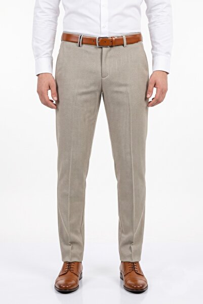 KAMER Men's Regular Fit Fabric Trousers 2009P Bgl-St05612