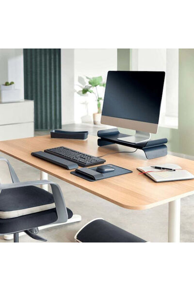 Leitz Mouse Pad Ergonomic cu Suport pentru Încheietura Mâinii Gri Închis